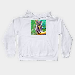 Koala in a Tree Kids Hoodie